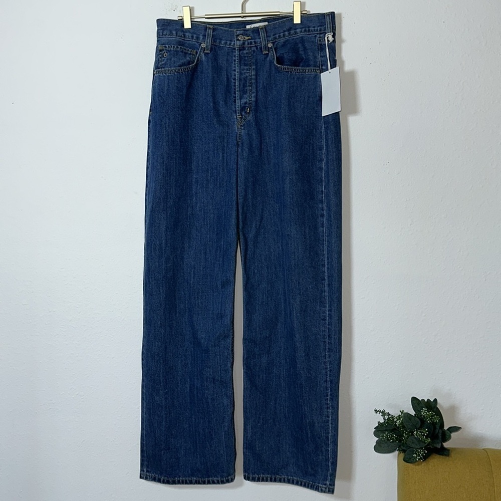 Etica Blue Stanton Relaxed Wide Leg Fistral Denim Jeans Sz. 30 NWT! - Picture 4 of 12